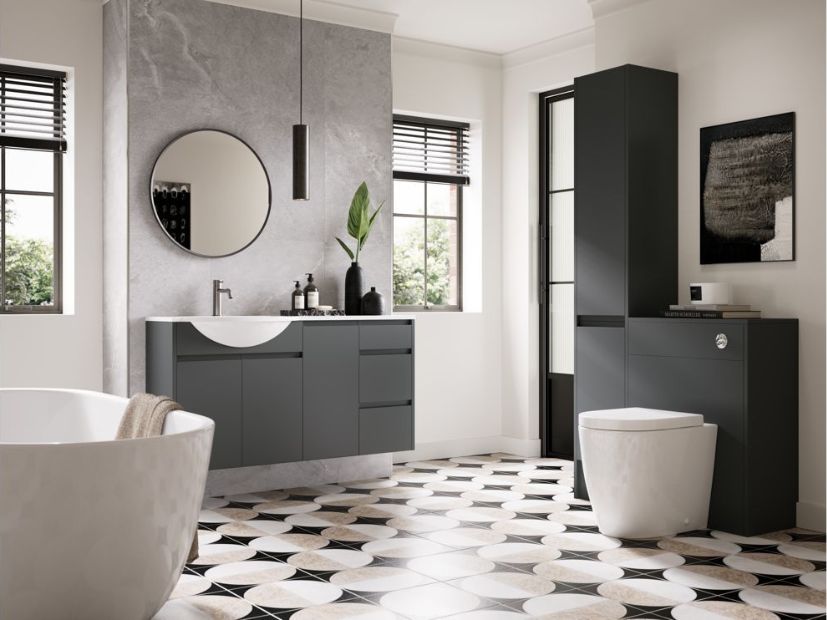 Cara Matt Graphite Grey